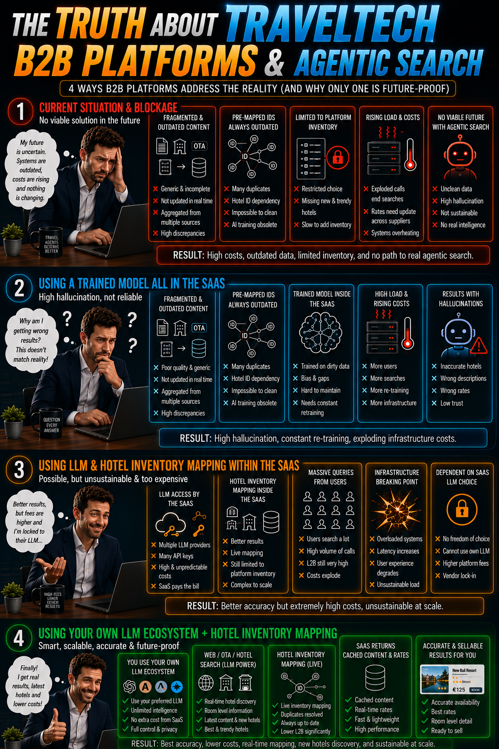 B2B agentic search steps